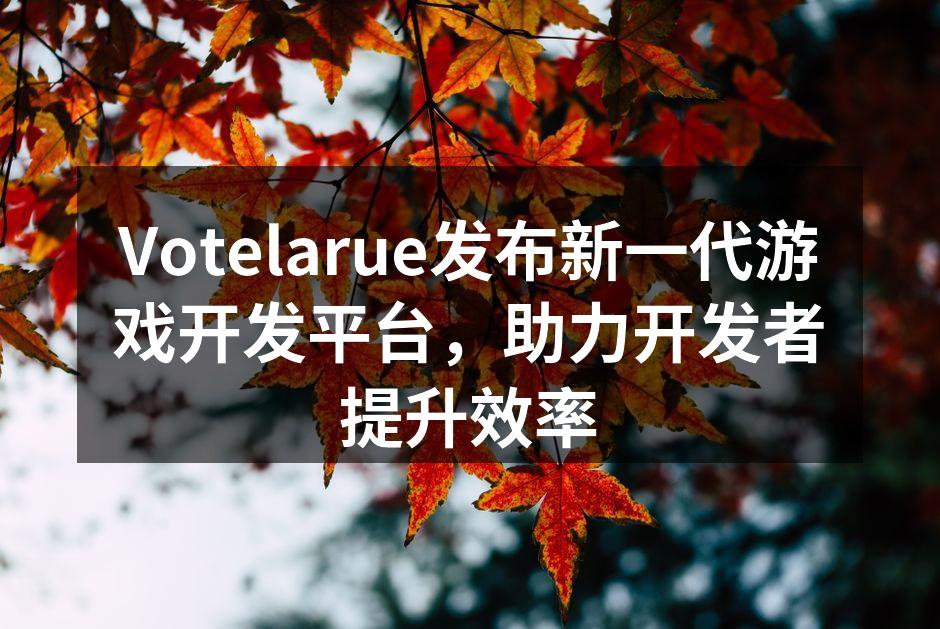 Votelarue新平台界面展示